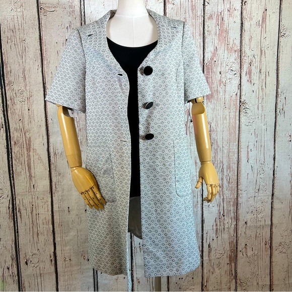 Semantiks Jackets & Blazers - 🎉HP🎉 NEW NWT SEMANTIKS Long Black & White Blazer Jacket Coat Size Large